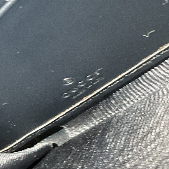 Gucci Wallet GG Logo Navy - Picture 9 of 14